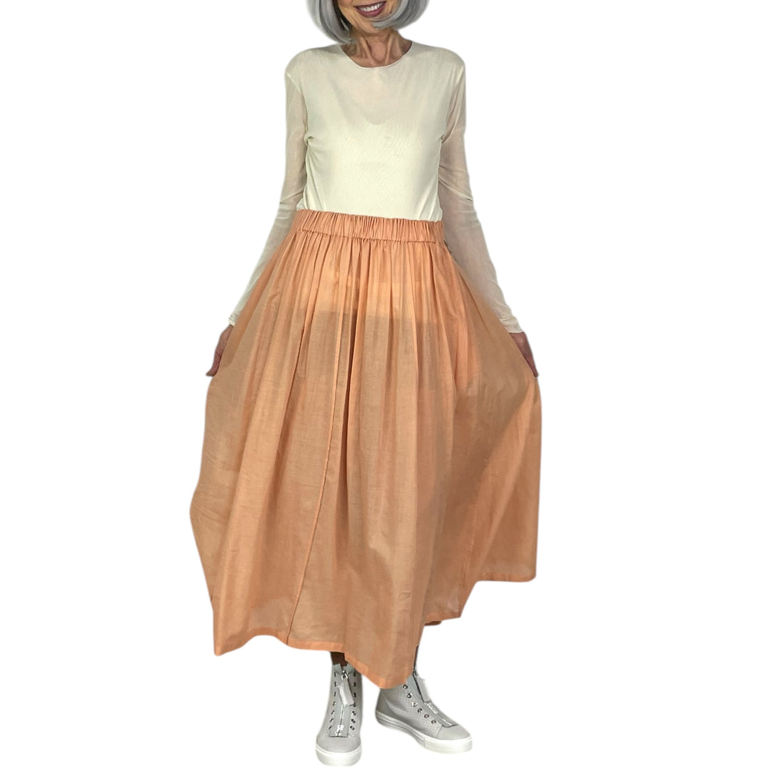 OMBRE DYED WIDE SKIRT
