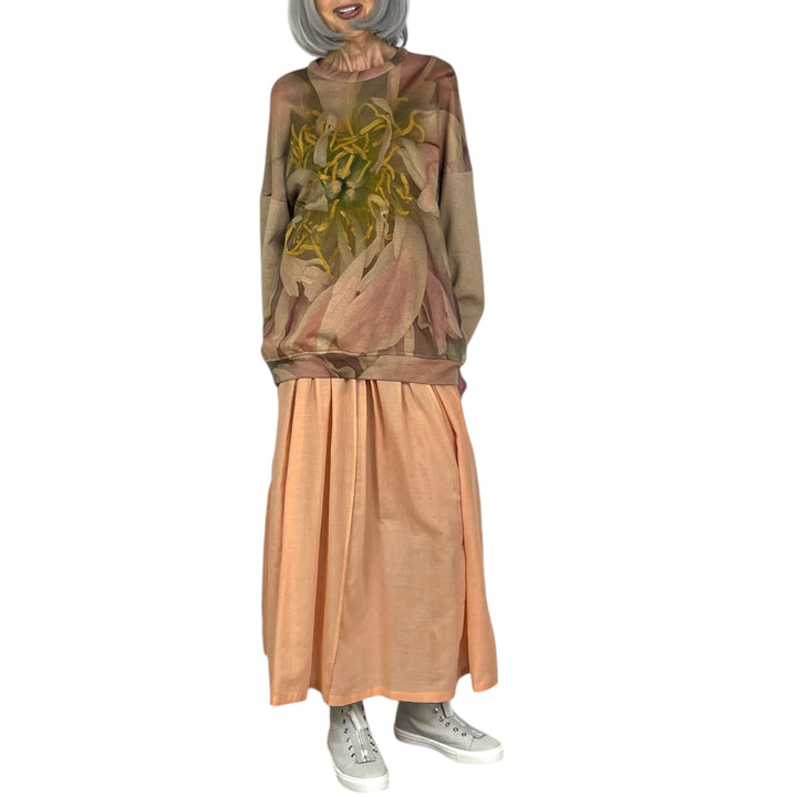 OMBRE DYED WIDE SKIRT