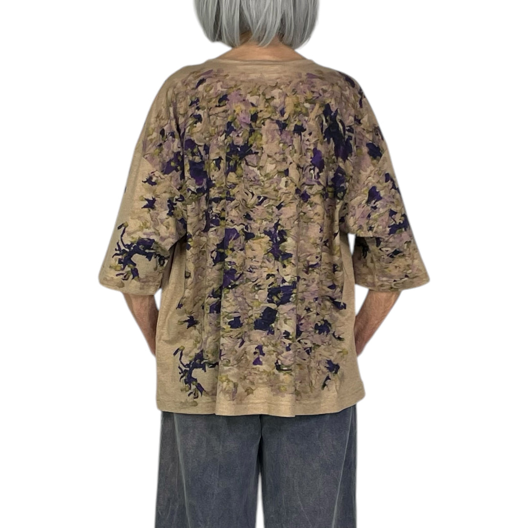 FLORAL PRINT COTTON TEE