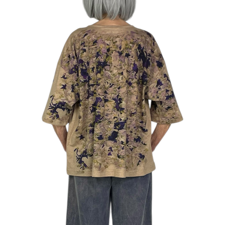 FLORAL PRINT COTTON TEE