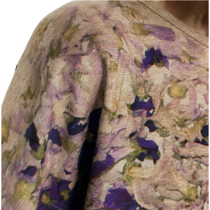FLORAL PRINT COTTON TEE