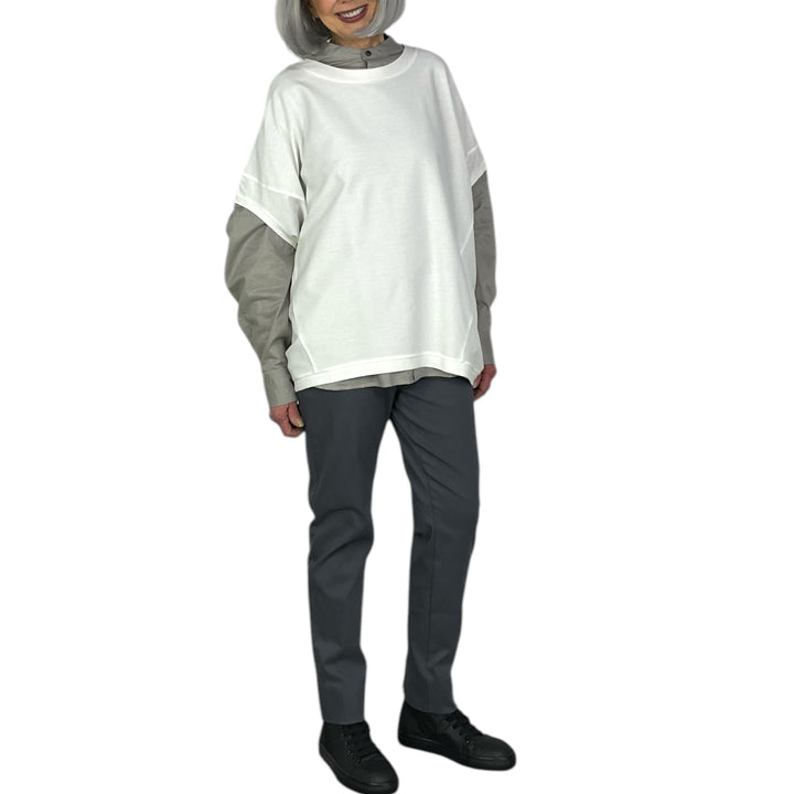 WIDE COCOON TOP