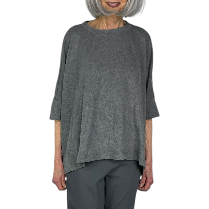 CRINKLED JERSEY WIDE TOP