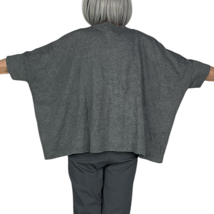 CRINKLED JERSEY WIDE TOP