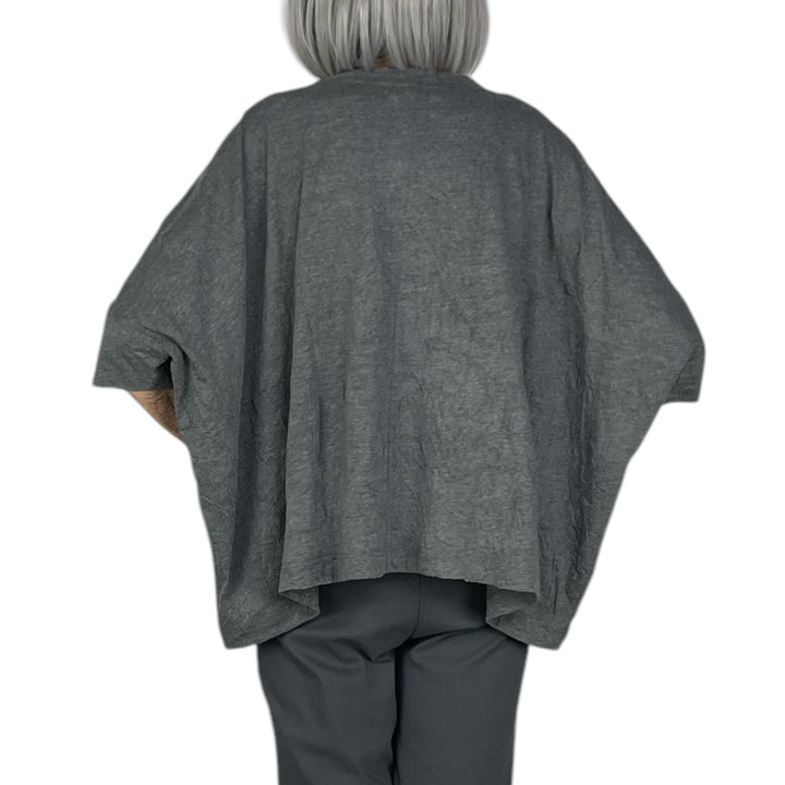 CRINKLED JERSEY WIDE TOP