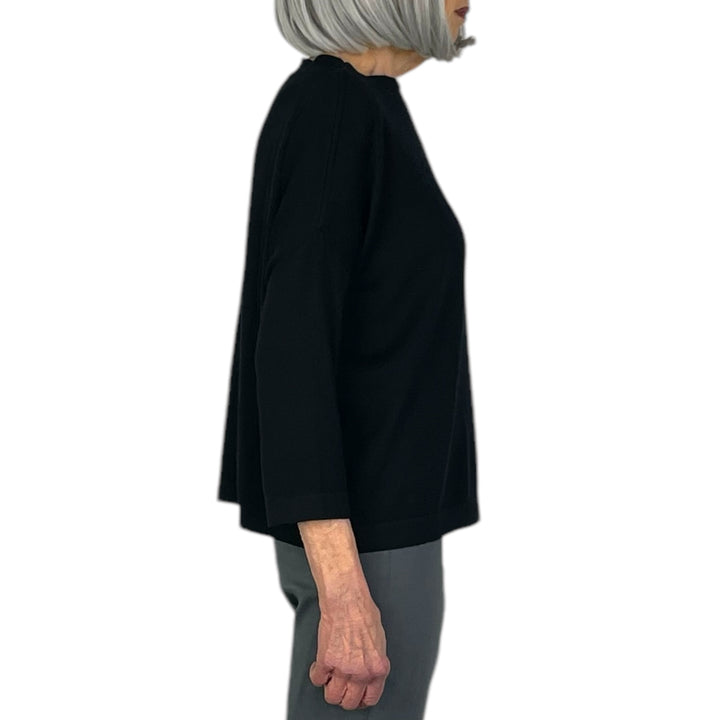 3/4 SLEEVE BOATNECK PULLOVER