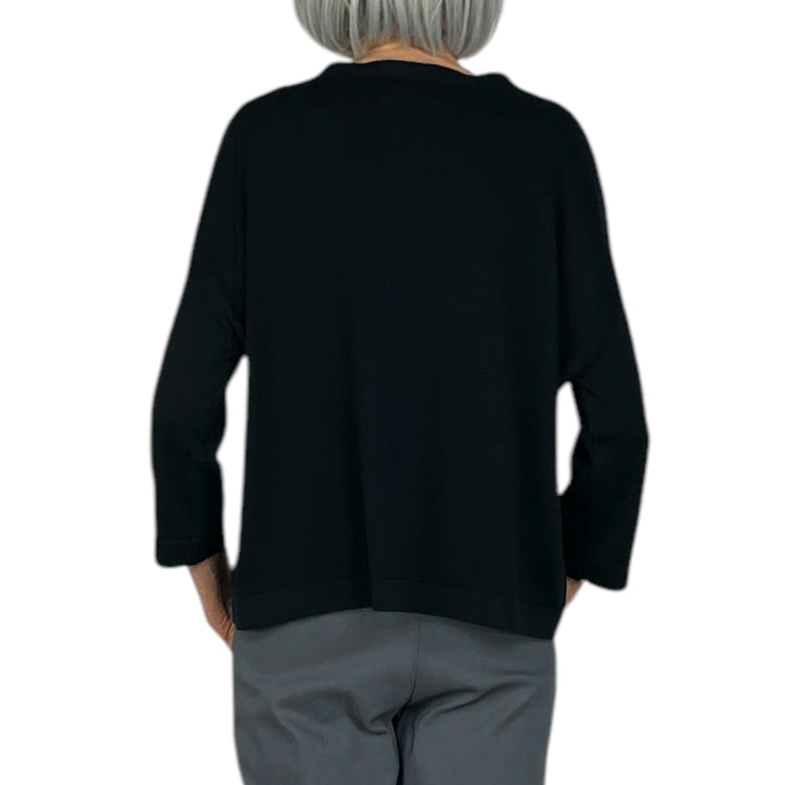 3/4 SLEEVE BOATNECK PULLOVER