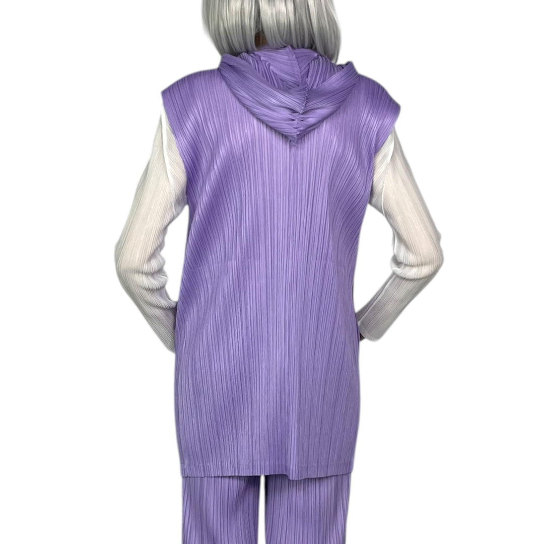MC : APRIL ZIP FRONT HOODED VEST