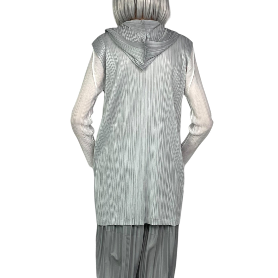 MC : APRIL ZIP FRONT HOODED VEST