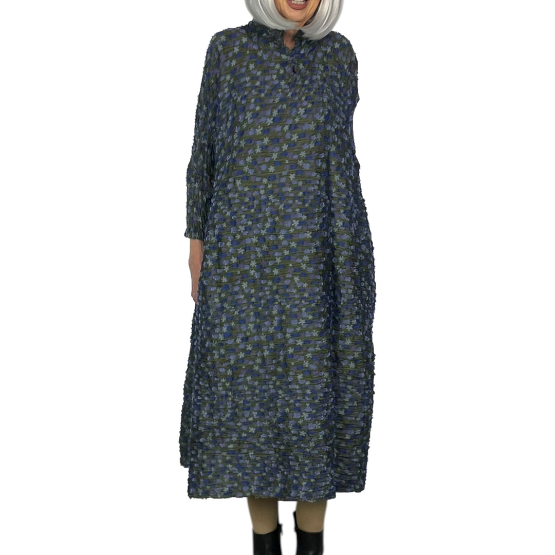 SEA & FLOWER PATCH DRESS