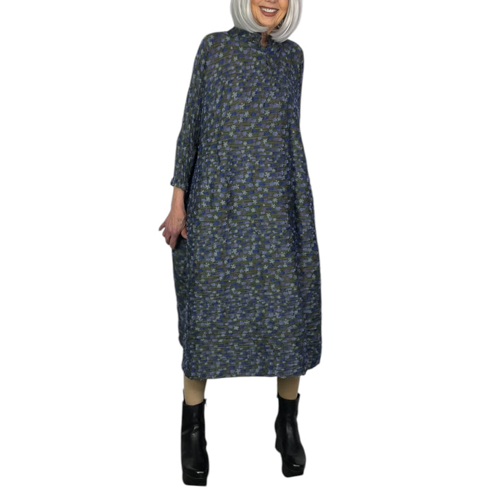 SEA & FLOWER PATCH DRESS