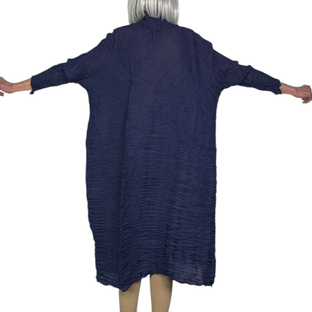 HORIZONTAL PLEAT GAUZE  DRESS