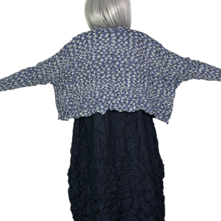 TILE & FLOWER CROPPED JACKET