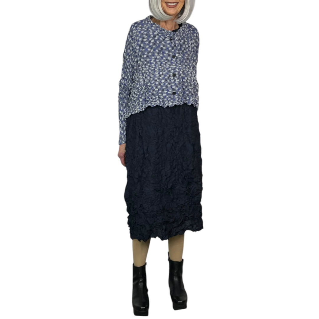 TILE & FLOWER CROPPED JACKET