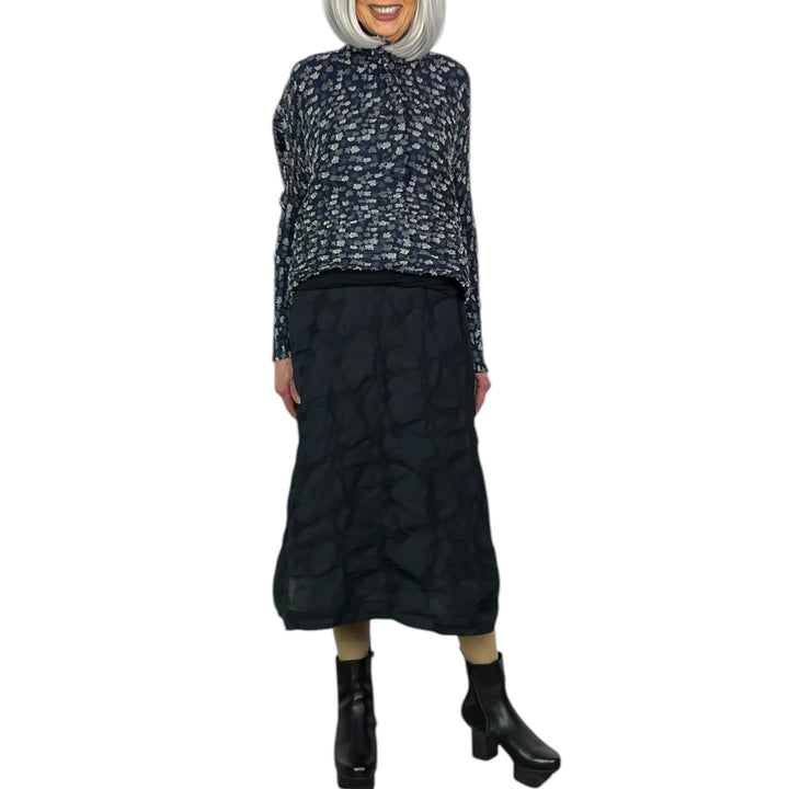 SEA & FLOWER HORIZONTAL PLEAT JACKET