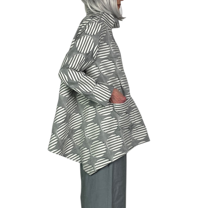 STRIPED ROUNDS JACKET