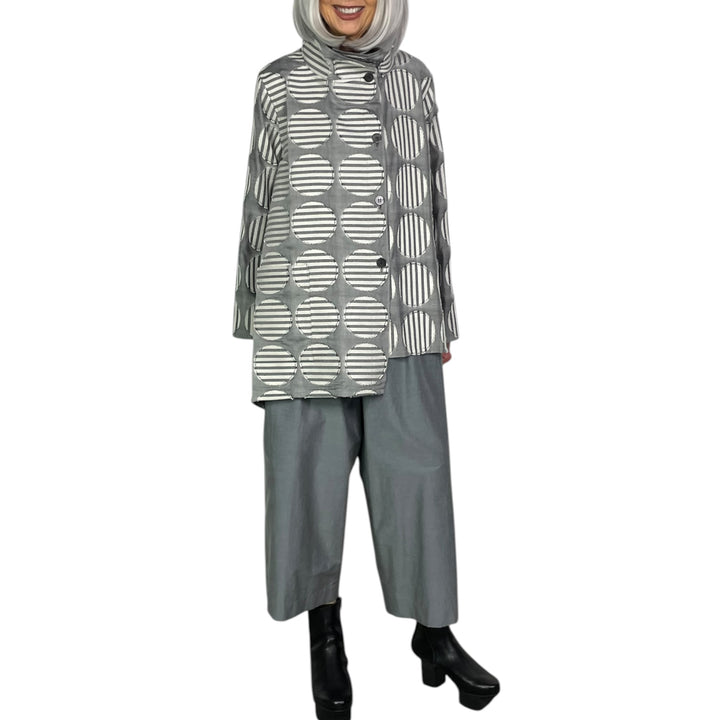 STRIPED ROUNDS JACKET