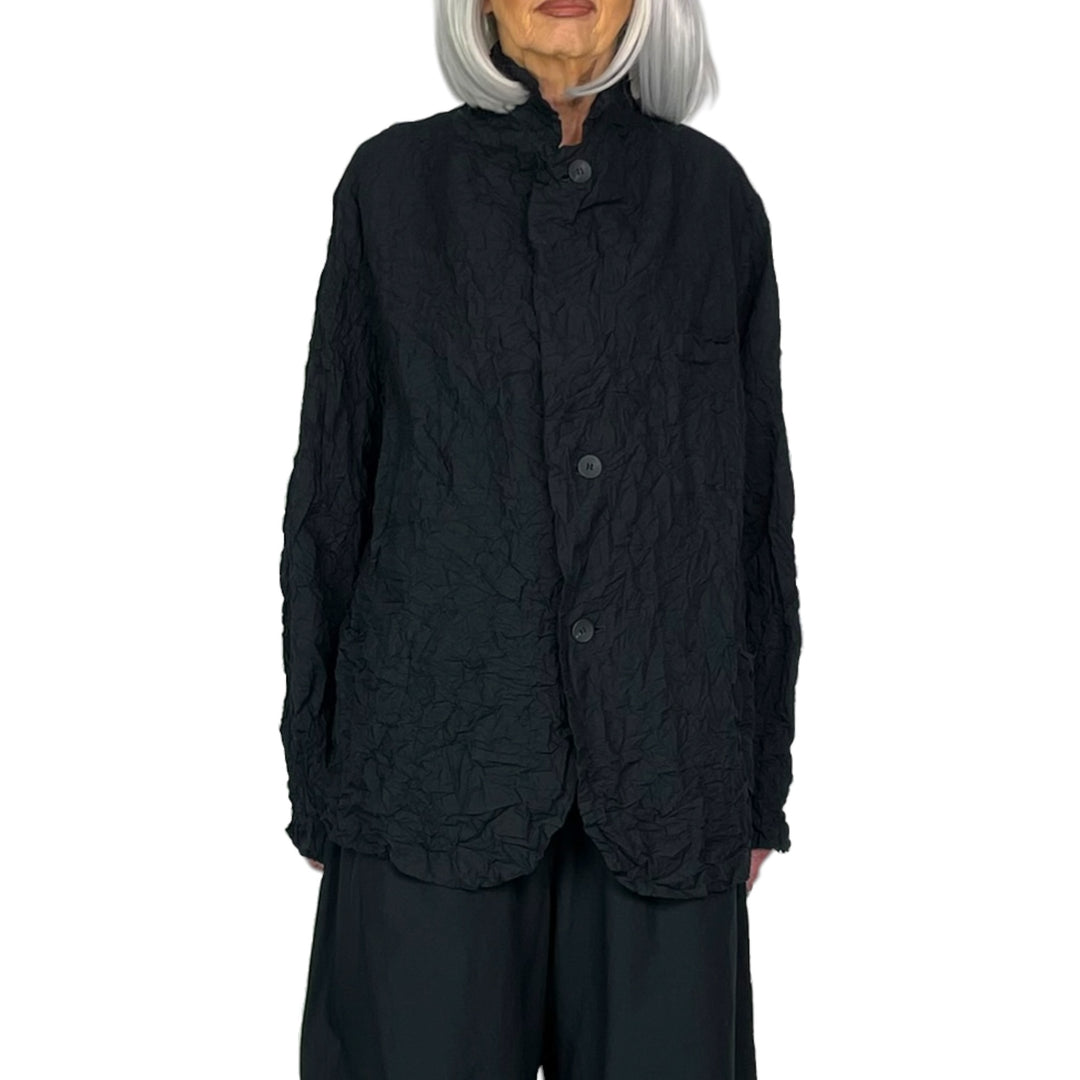 NANACO CRINKLE PLEAT JACKET