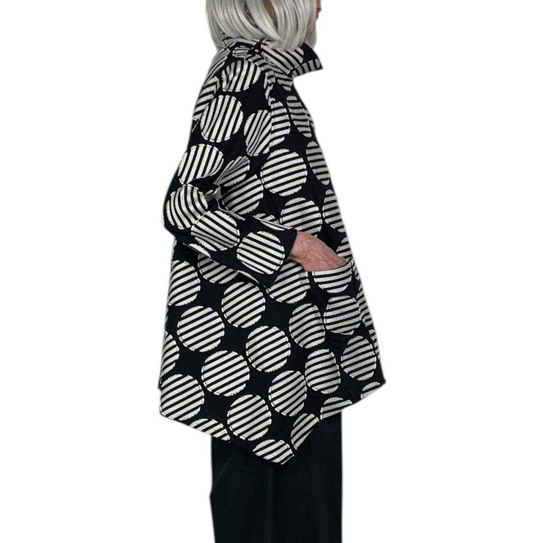 STRIPED ROUNDS JACKET