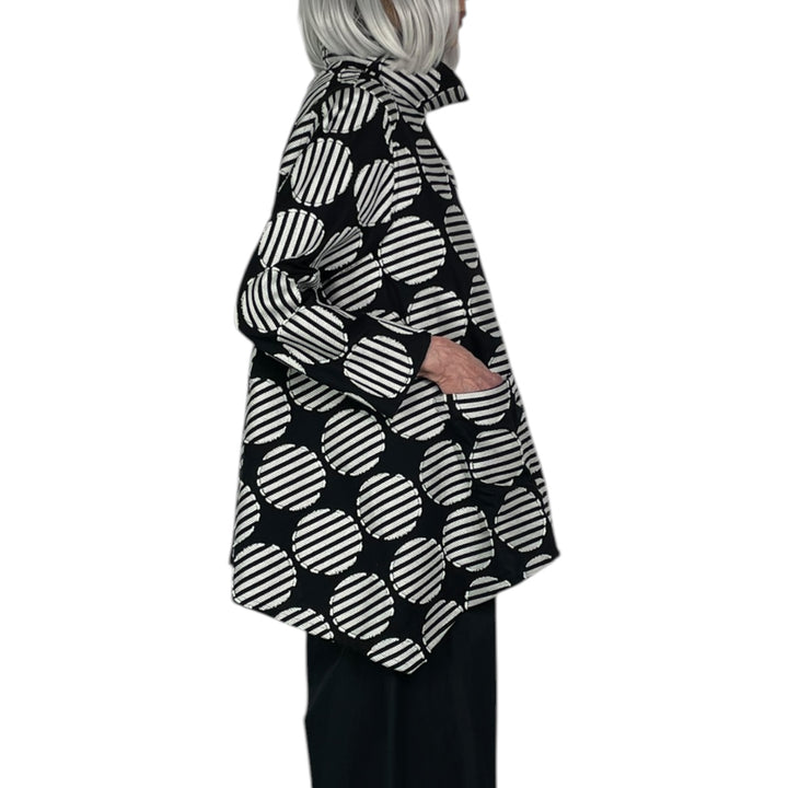 STRIPED ROUNDS JACKET