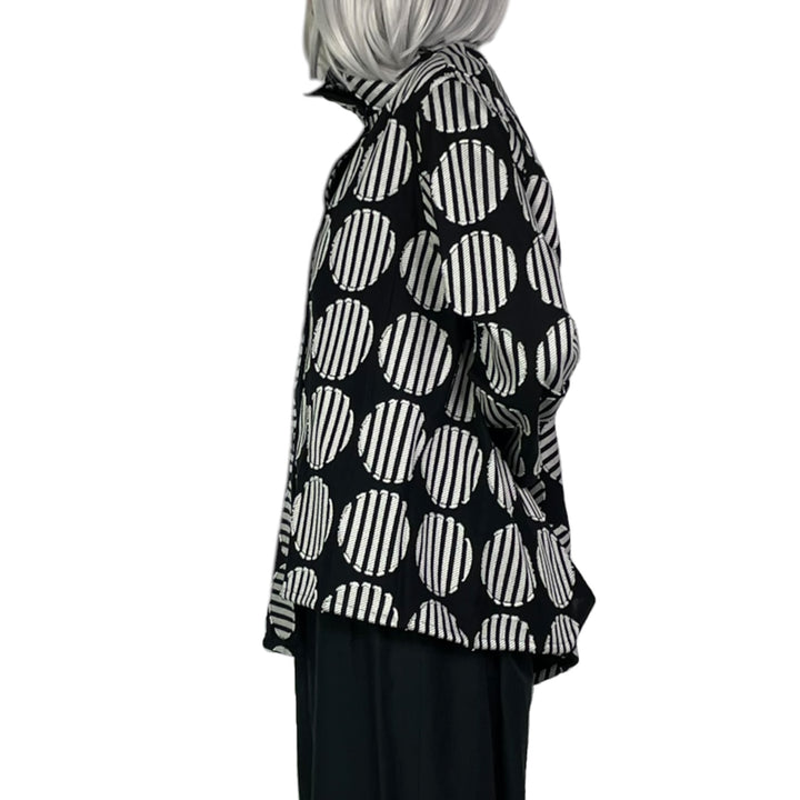 STRIPED ROUNDS JACKET