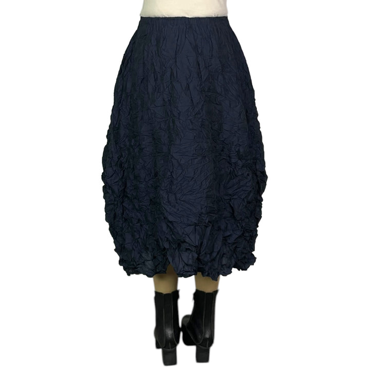 SMALL GINGHAM CRINKLE PLEAT SKIRT