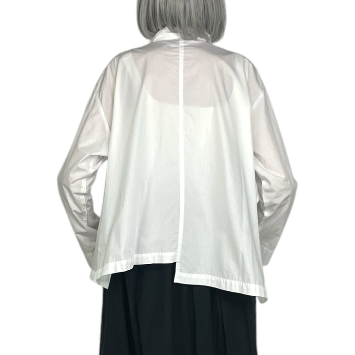 EMBROIDERED BUTTON HOLE SHIRT