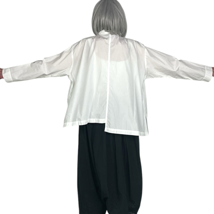 EMBROIDERED BUTTON HOLE SHIRT