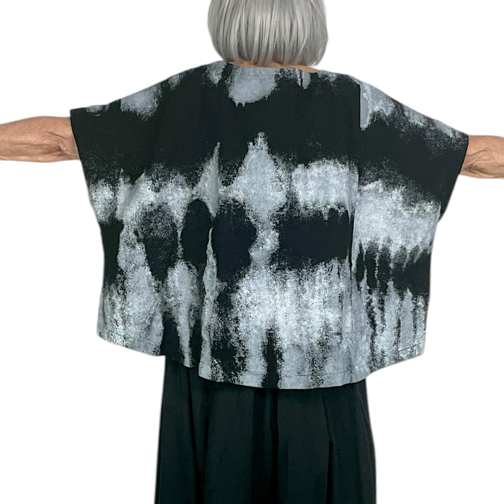 PAINTED CAP SLEEVE TOP