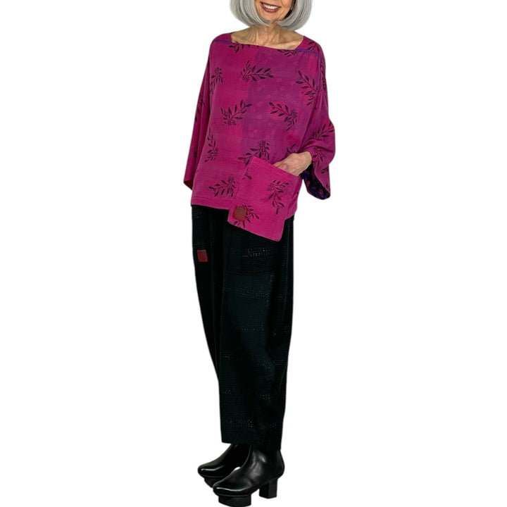 3/4 SLEEVE MIO CROP TOP