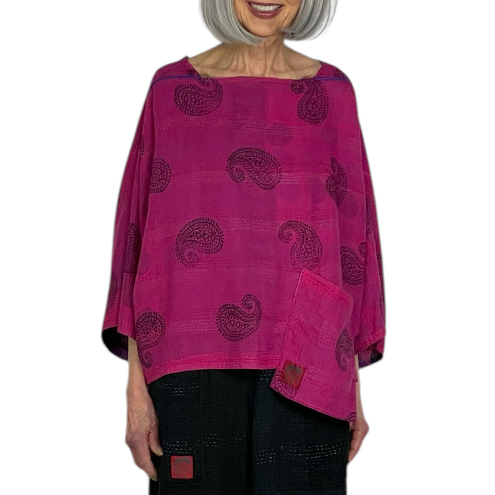 3/4 SLEEVE MIO CROP TOP