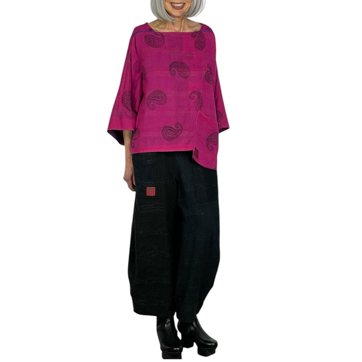 3/4 SLEEVE MIO CROP TOP