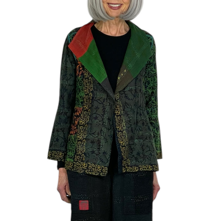 BAGH PRINT SHORT JACKET