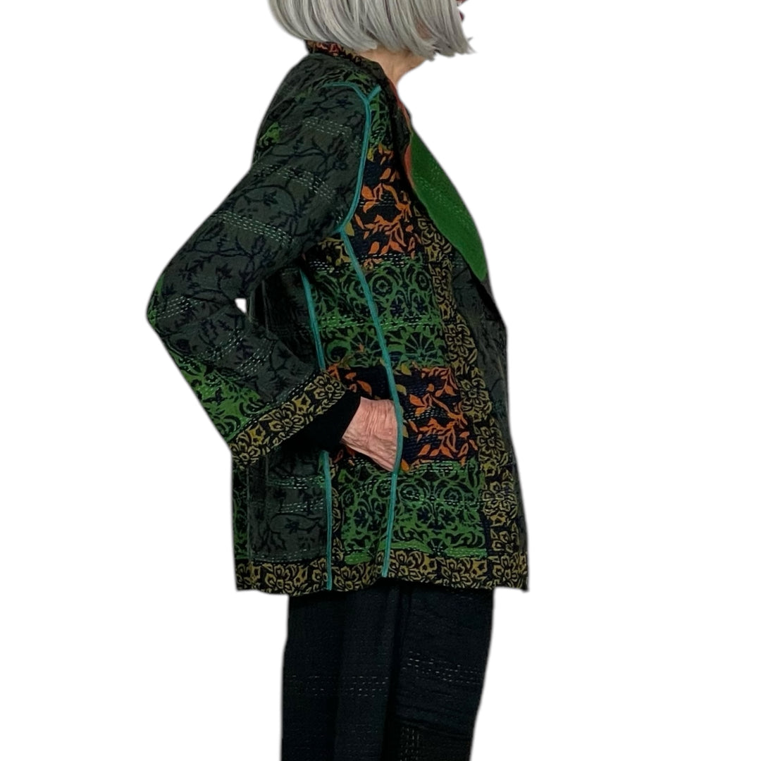 BAGH PRINT SHORT JACKET