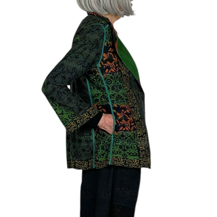 BAGH PRINT SHORT JACKET
