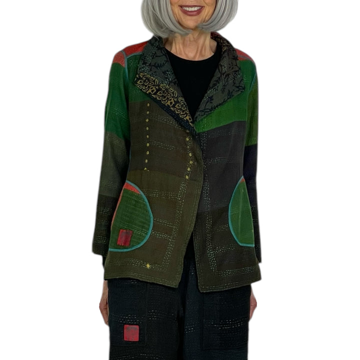 BAGH PRINT SHORT JACKET