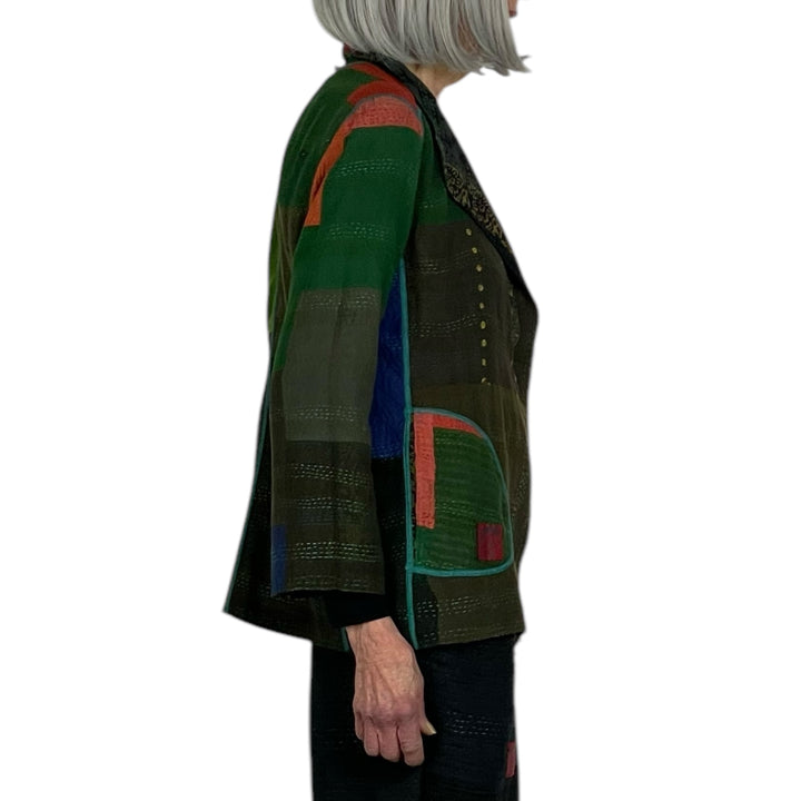 BAGH PRINT SHORT JACKET