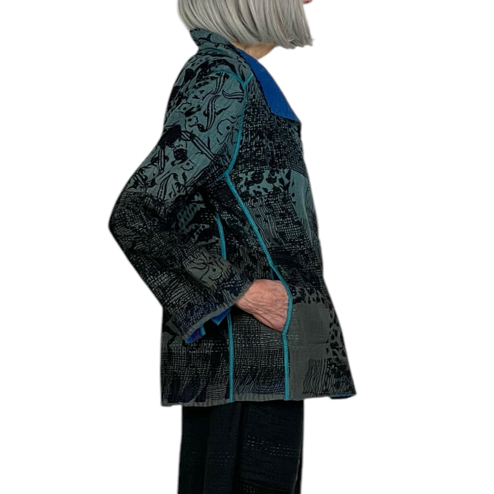 TWILIGHT PRINT SHORT JACKET