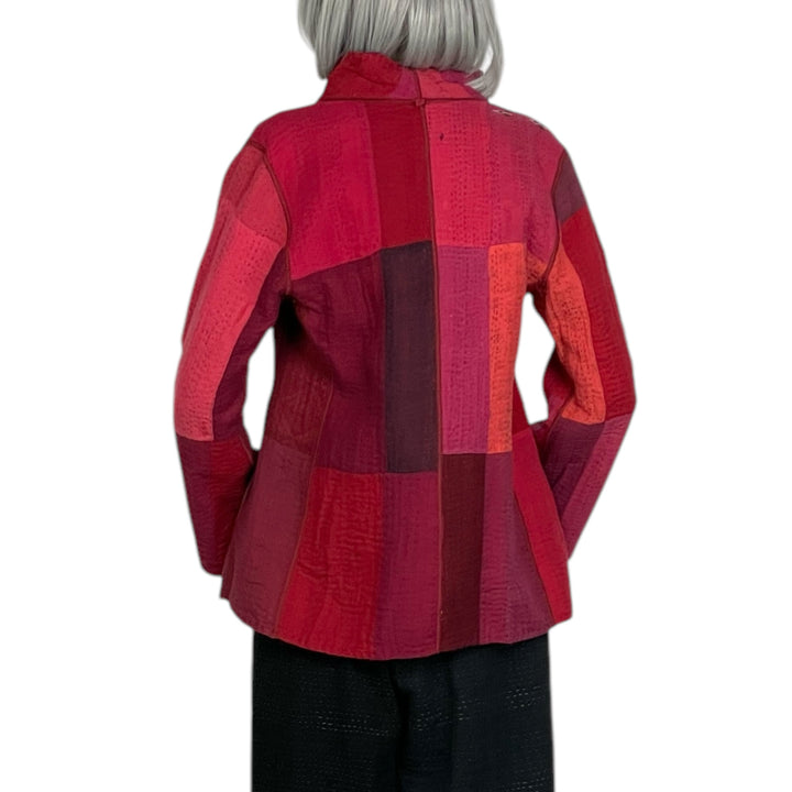 STRIPE/CHECK SHORT JACKET