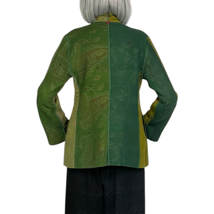 FRAYED PATCH SHORT JACKET