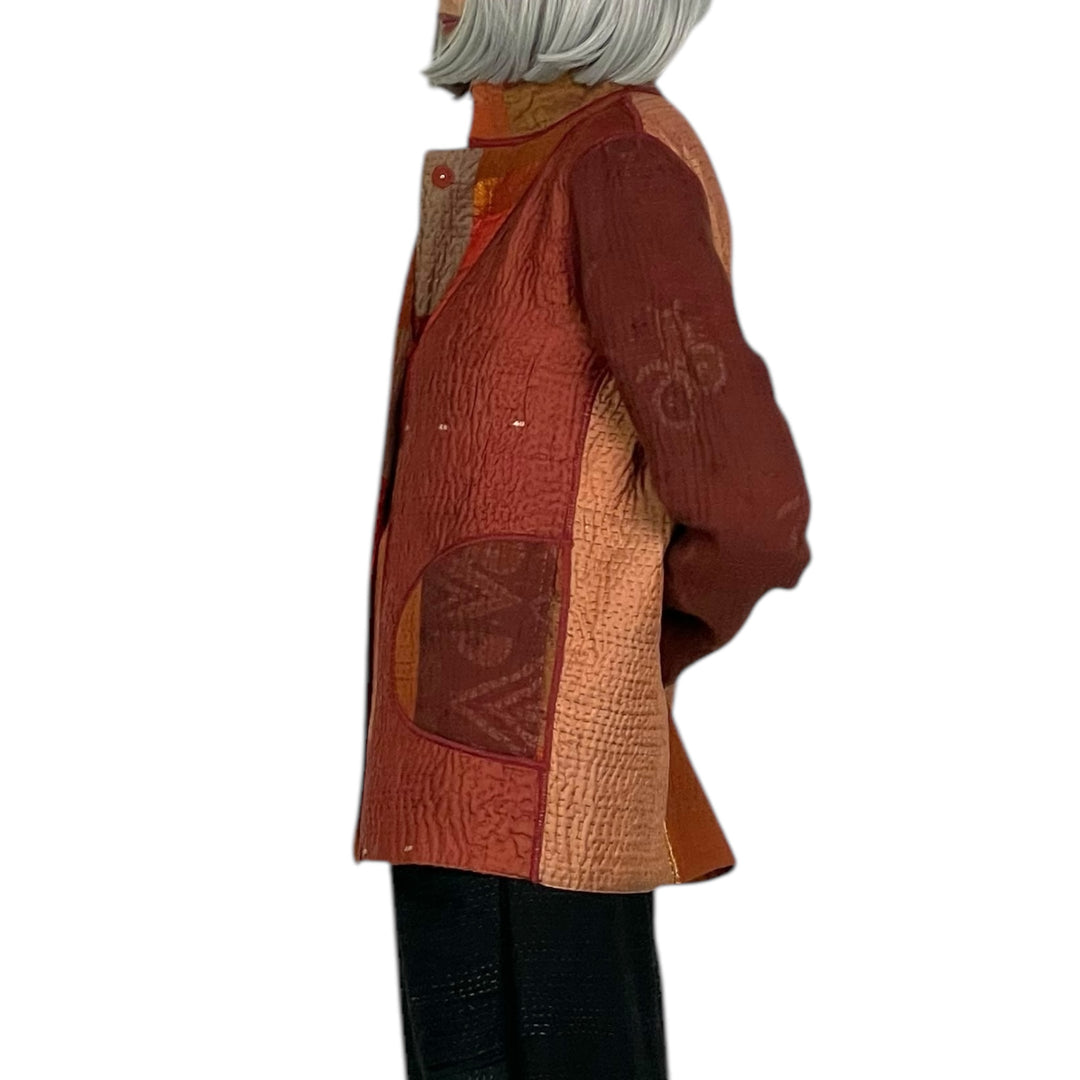 SW PATCH KANTHA SIMPLE JACKET