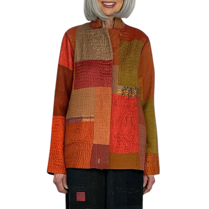 SW PATCH KANTHA SIMPLE JACKET