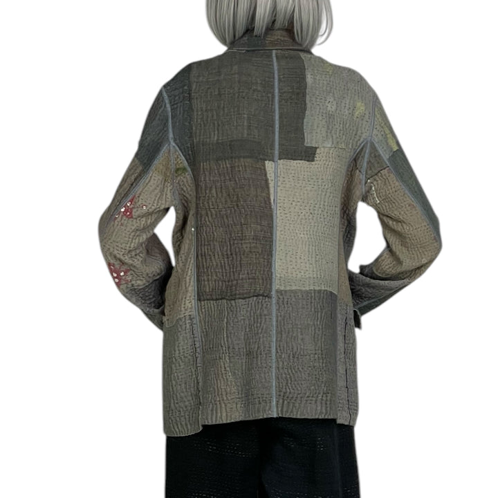 FRAYED PATCH BASIC JACKET