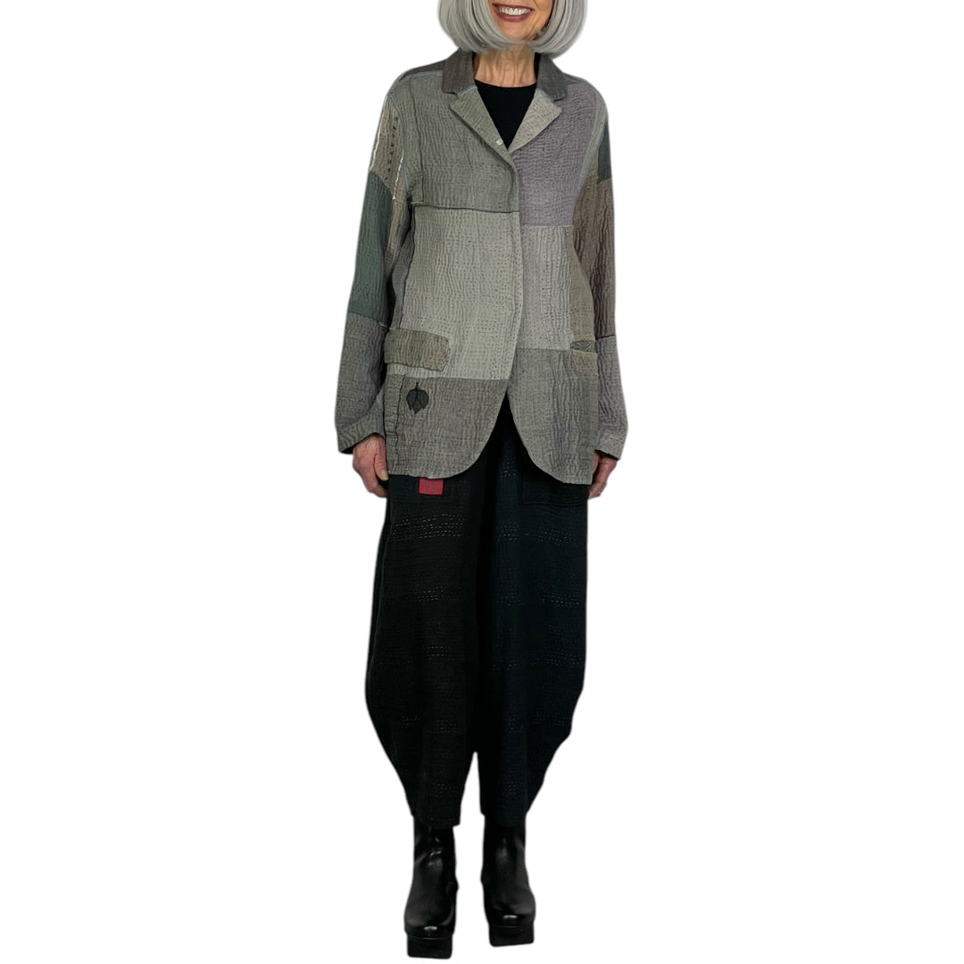 FRAYED PATCH BASIC JACKET
