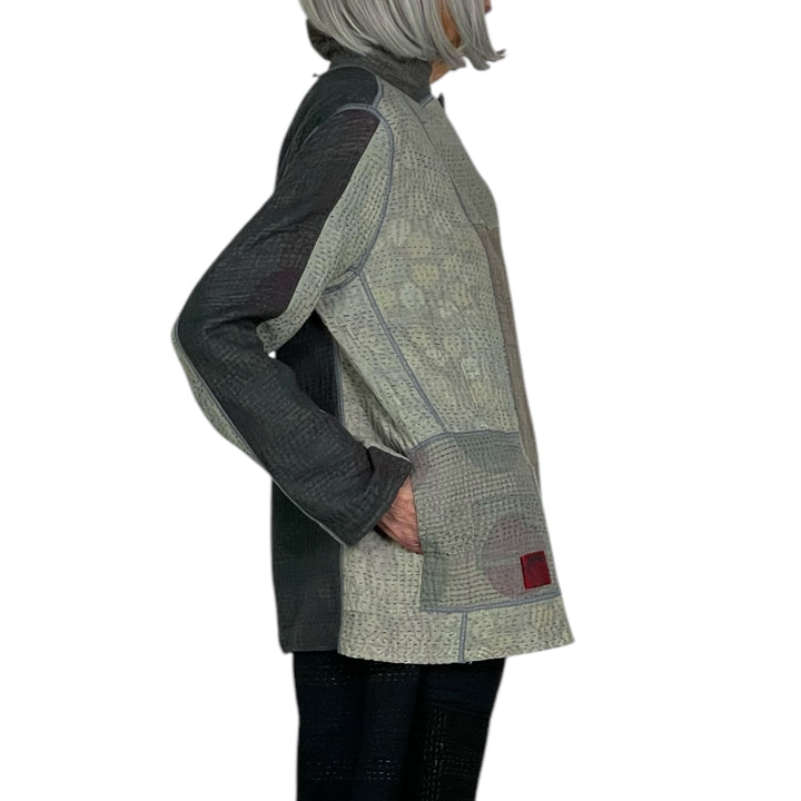 FRAYED PATCH BASIC JACKET