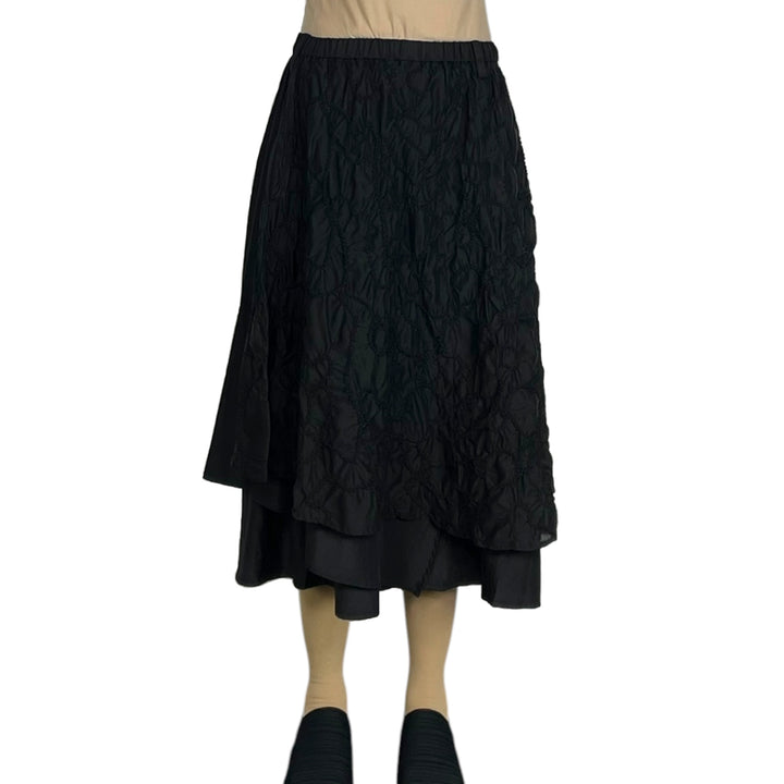 STITCHED EMBROIDERY SKIRT