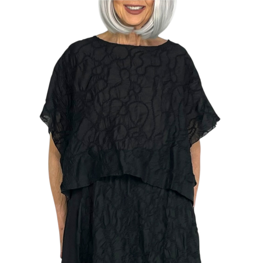 STITCHED EMBROIDERY TOP