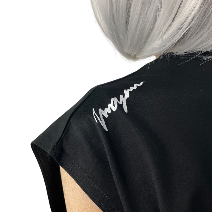 SLEEVELESS CREW NECK T-SHIRT