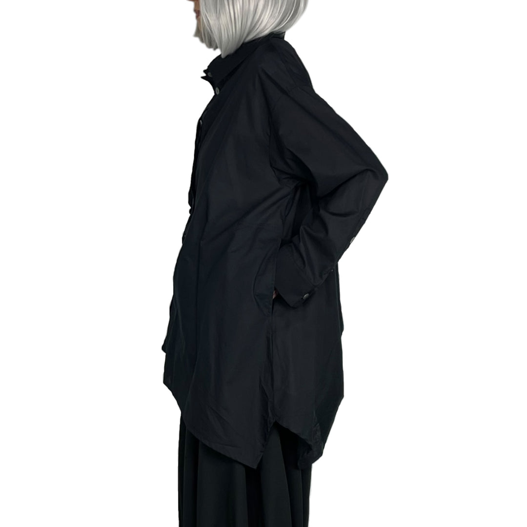 SHIRRED SIDE TUNIC SHIRT