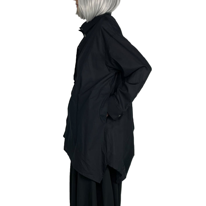 SHIRRED SIDE TUNIC SHIRT